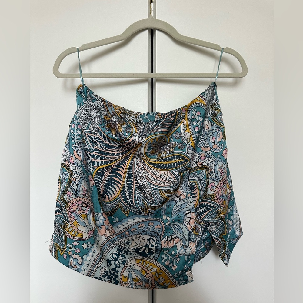 Mini wrap skirt